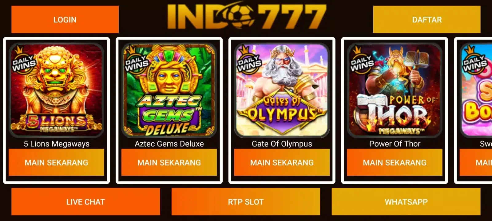 INDO777 screenshot