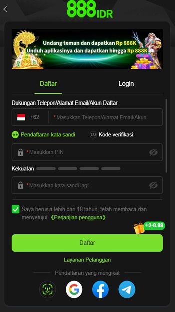 888IDR screenshot