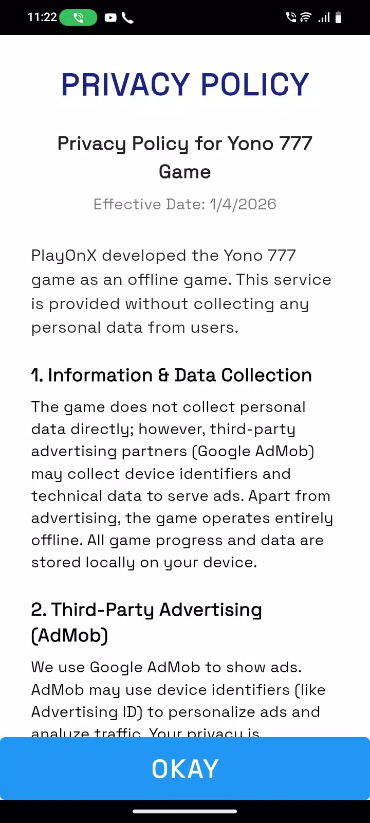 YONO 777 screenshot