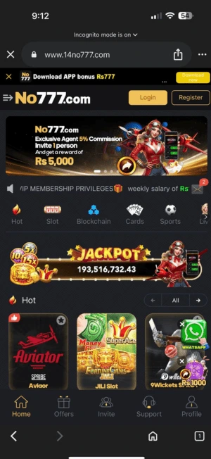 No777 screenshot
