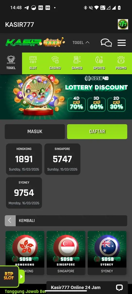KASIR777 screenshot