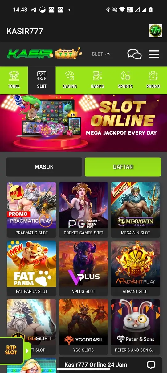 KASIR777 screenshot