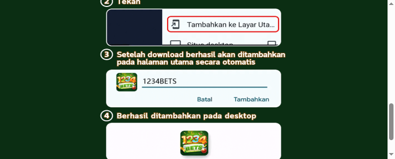 1234BETS screenshot