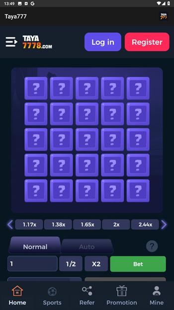 Taya777 screenshot