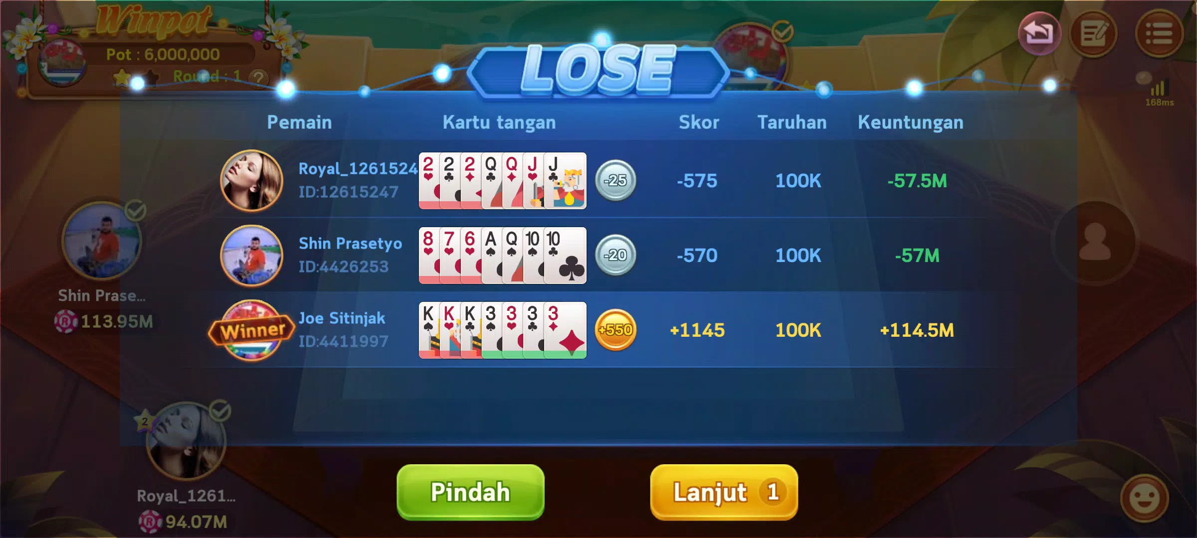 Royal Dream Domino screenshot