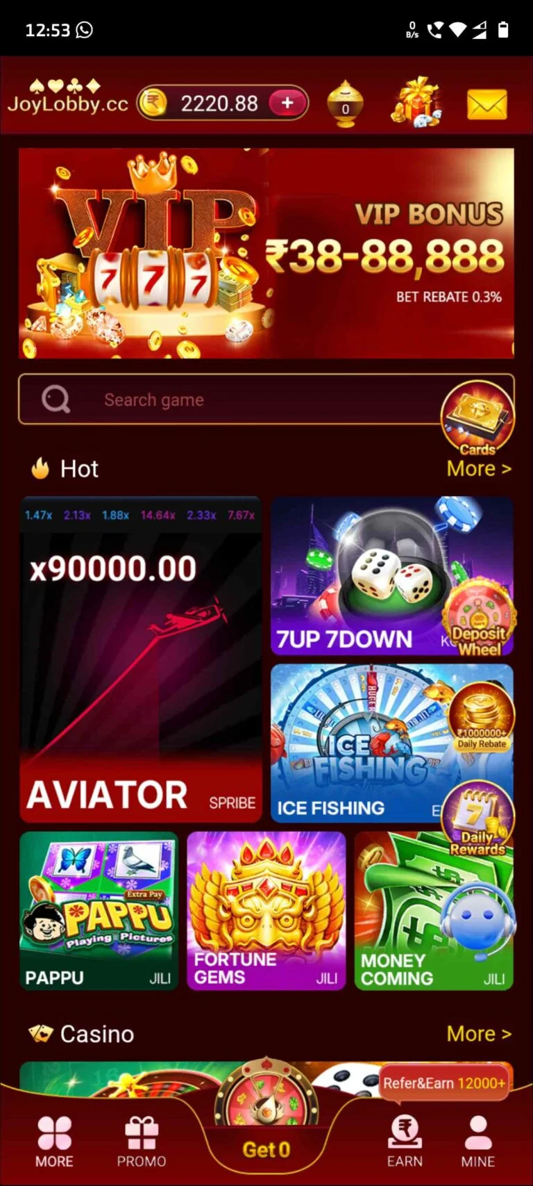 Lobby screenshot