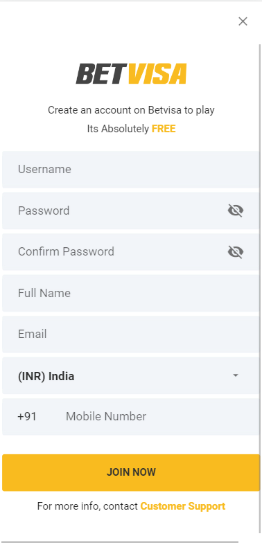 BetVisa screenshot