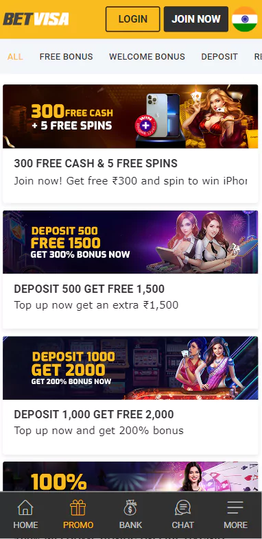 BetVisa screenshot