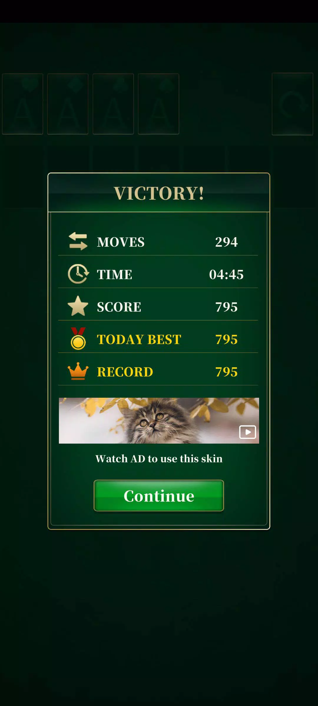 Solitaire Classic Klondike screenshot