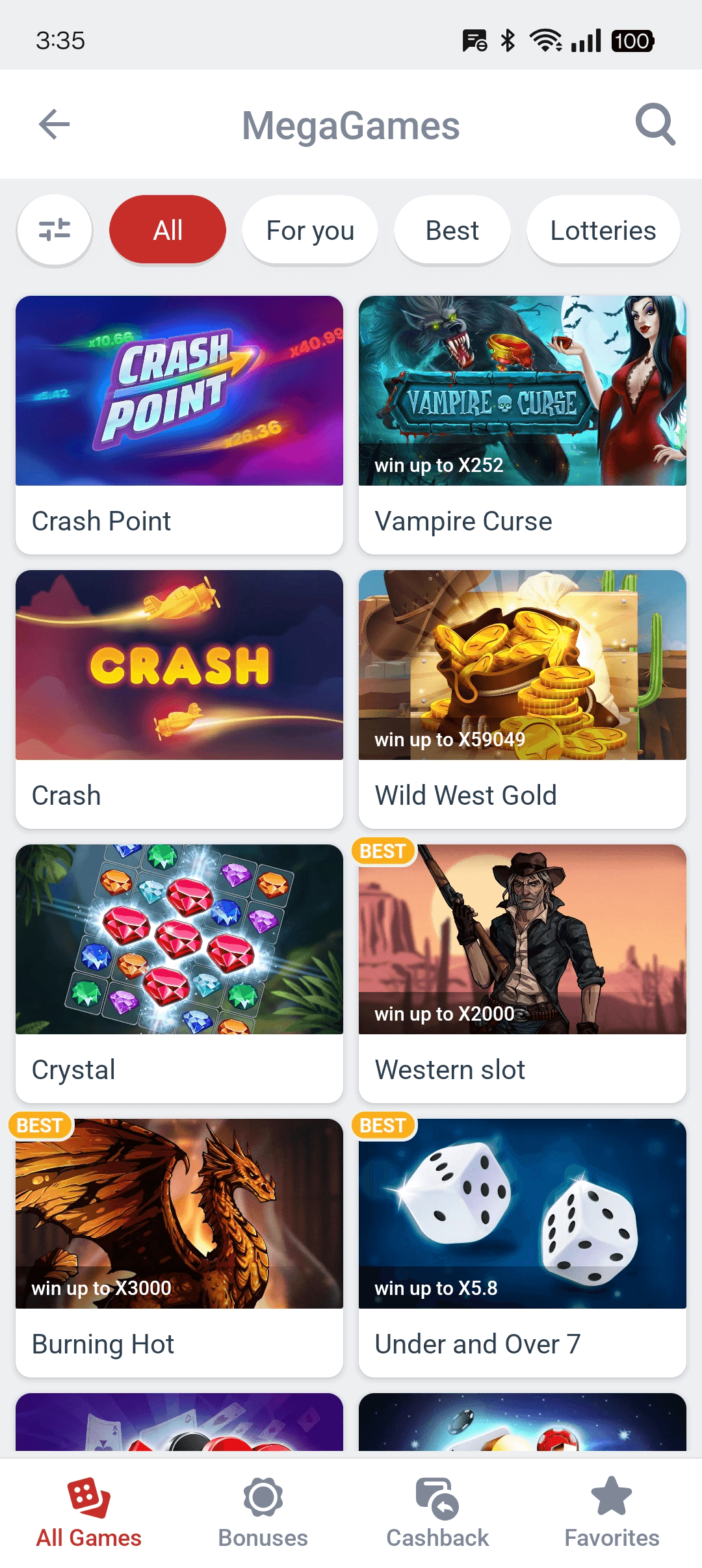 Megapari screenshot