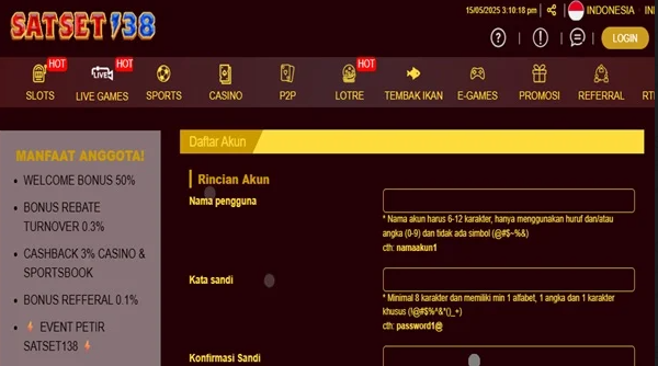 SATSET138 screenshot