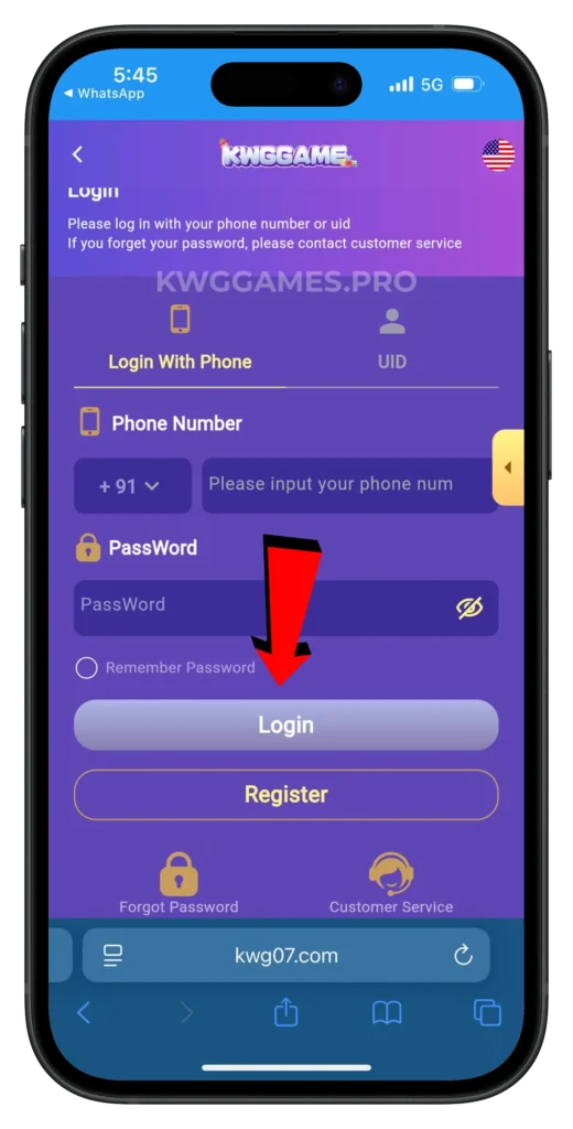 KWG screenshot