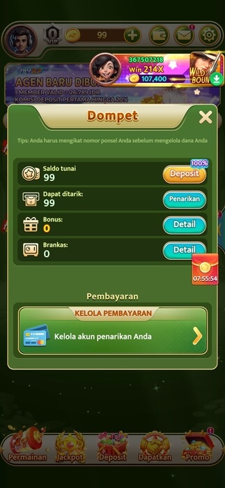 789 Slot screenshot