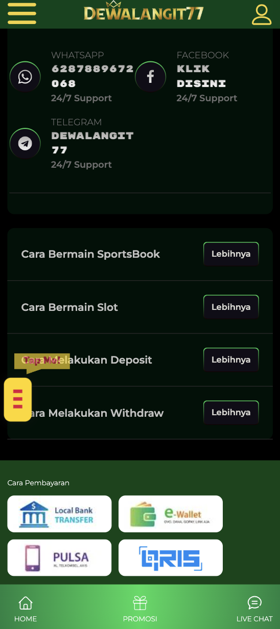 Dewalangit77 screenshot