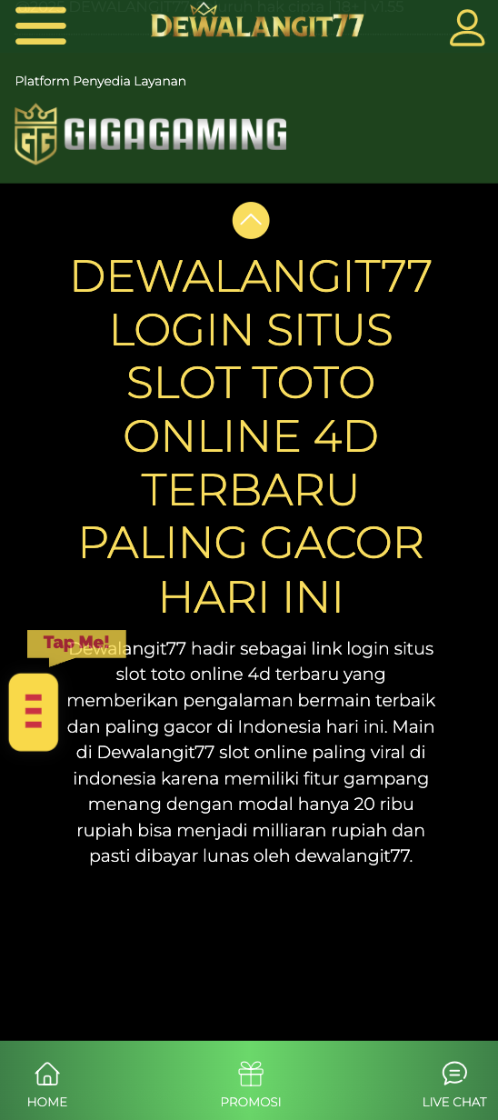 Dewalangit77 screenshot
