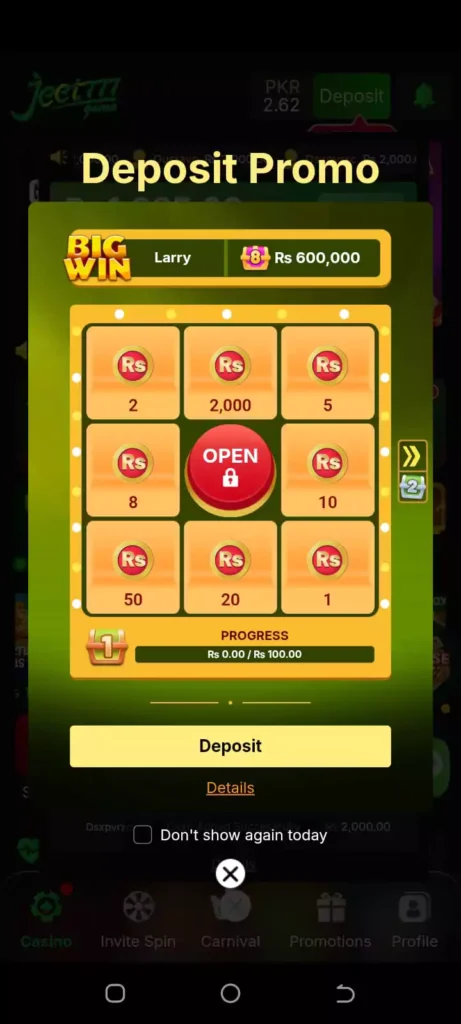 Jeet 777 screenshot