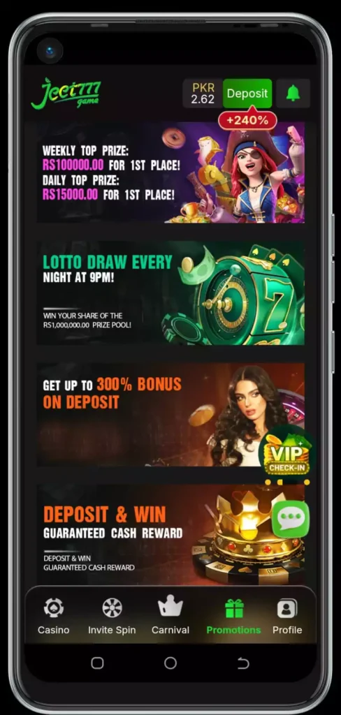 Jeet 777 screenshot