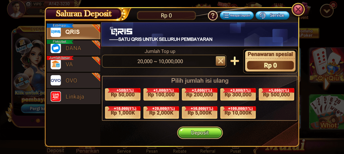 WJ Kasino screenshot