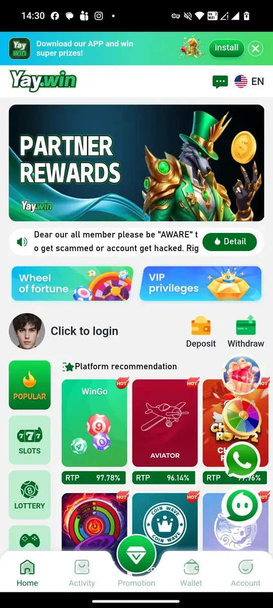 YayWin screenshot