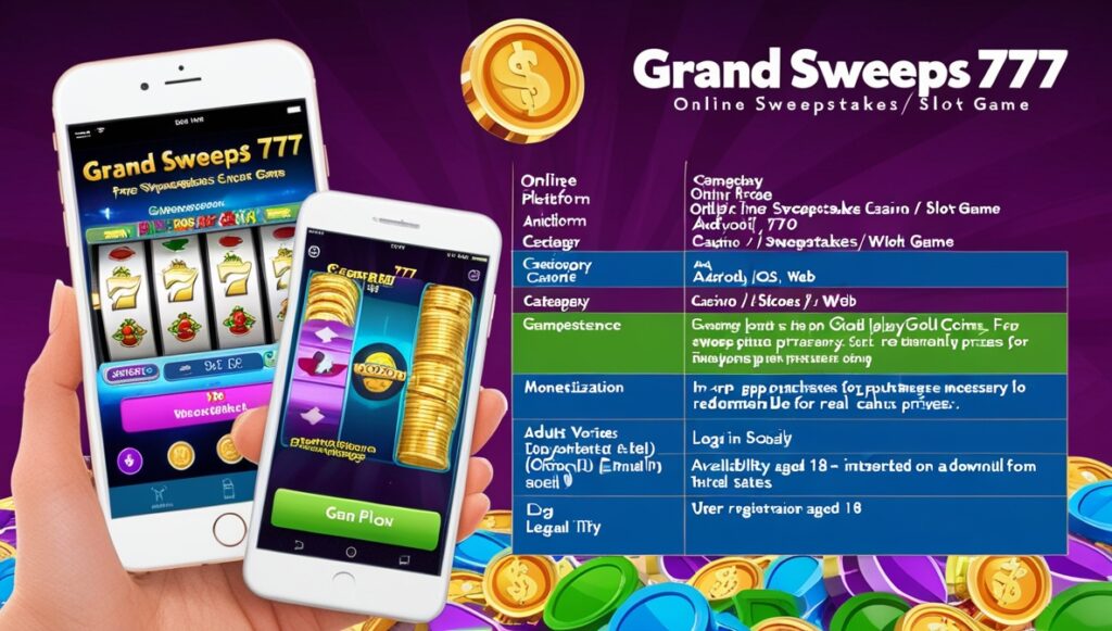 Grand Sweeps 777 screenshot