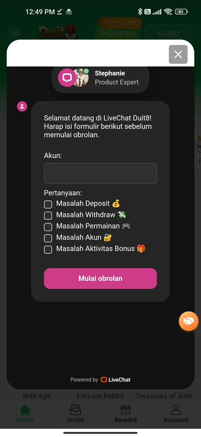 Duit8 screenshot