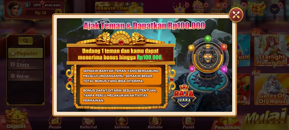 RajaJuara screenshot
