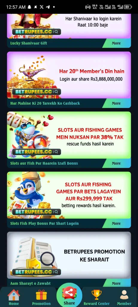 BetRupees screenshot