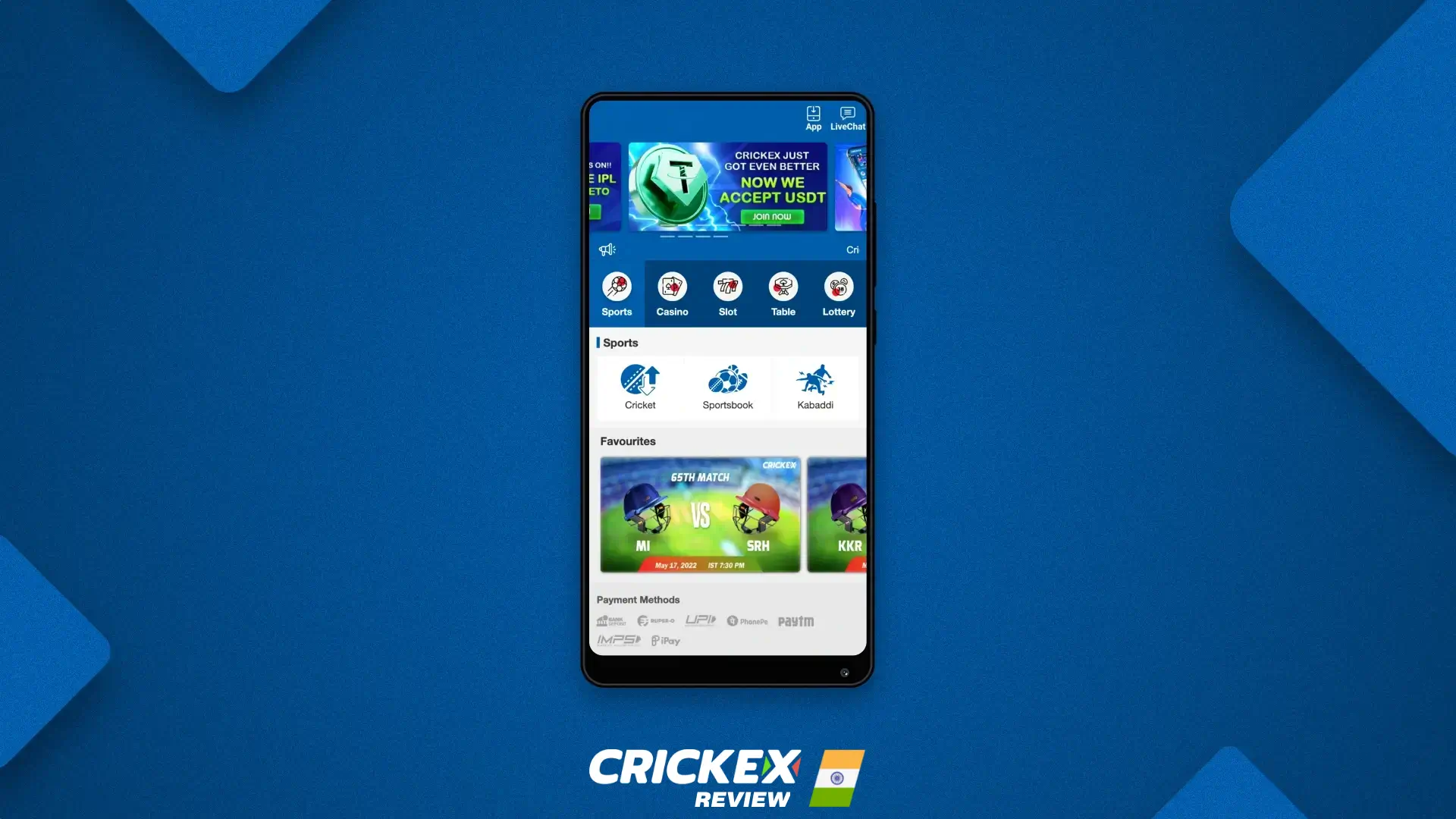 Crickex screenshot