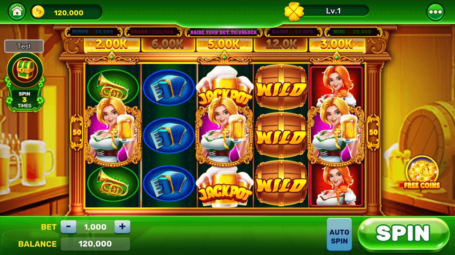 Golden Clover 777 screenshot