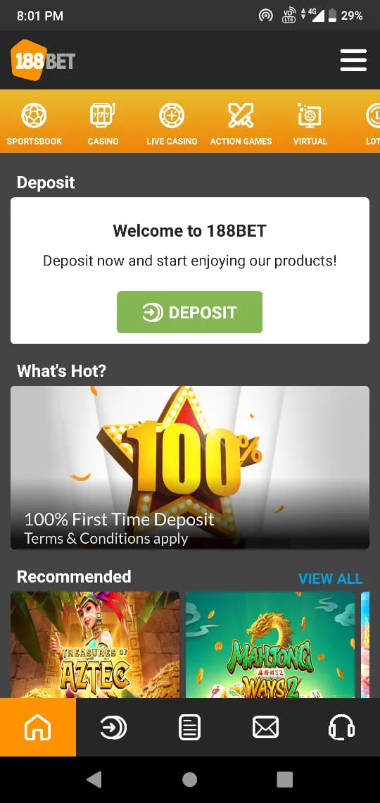 188Bet screenshot