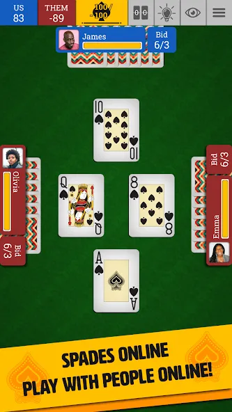 Spades Online: Trickster Cards screenshot