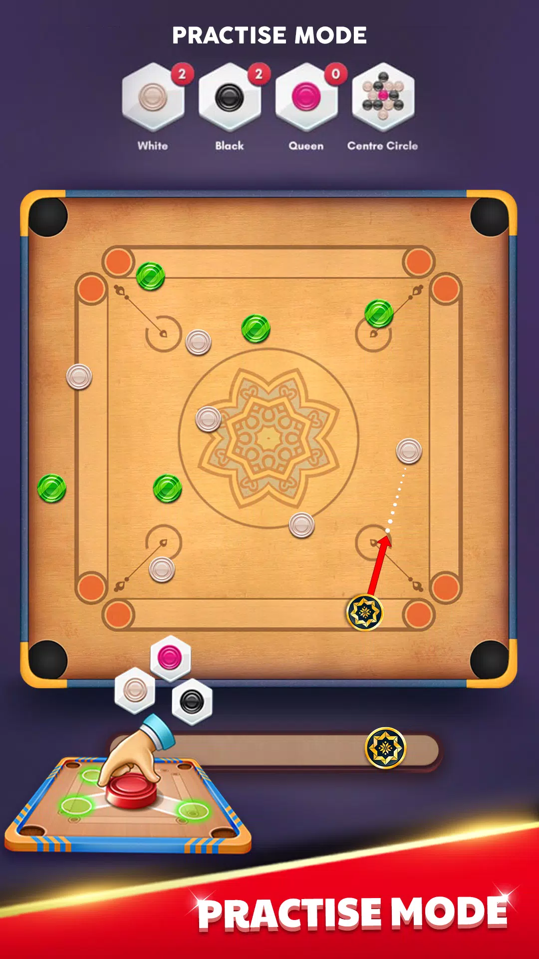 Carrom King screenshot