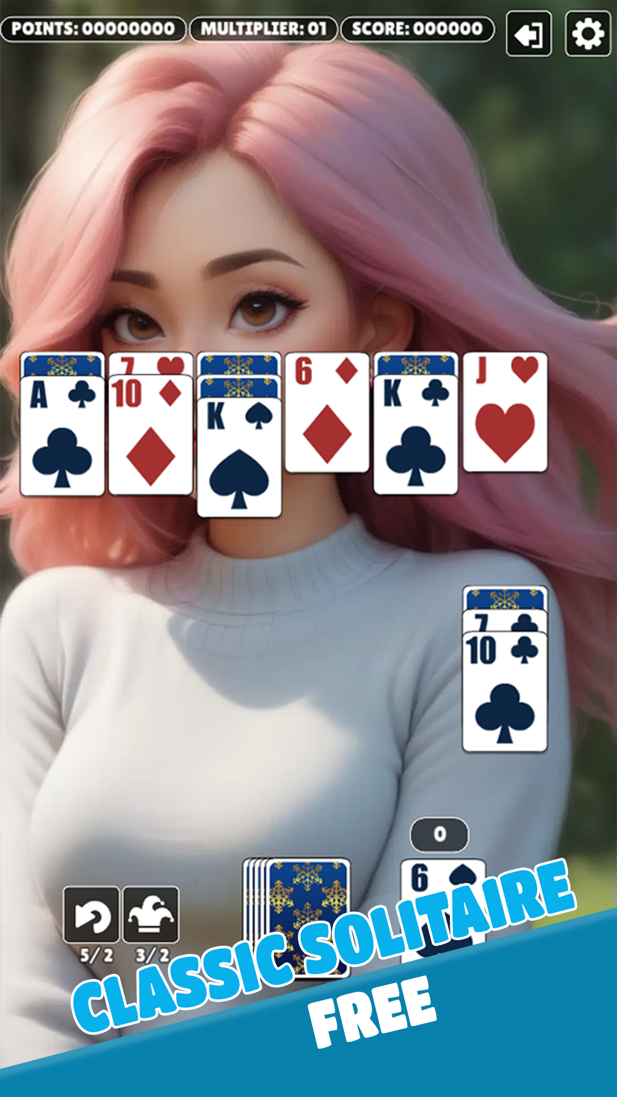 Sexy Game:Girl Solitaire 10 screenshot