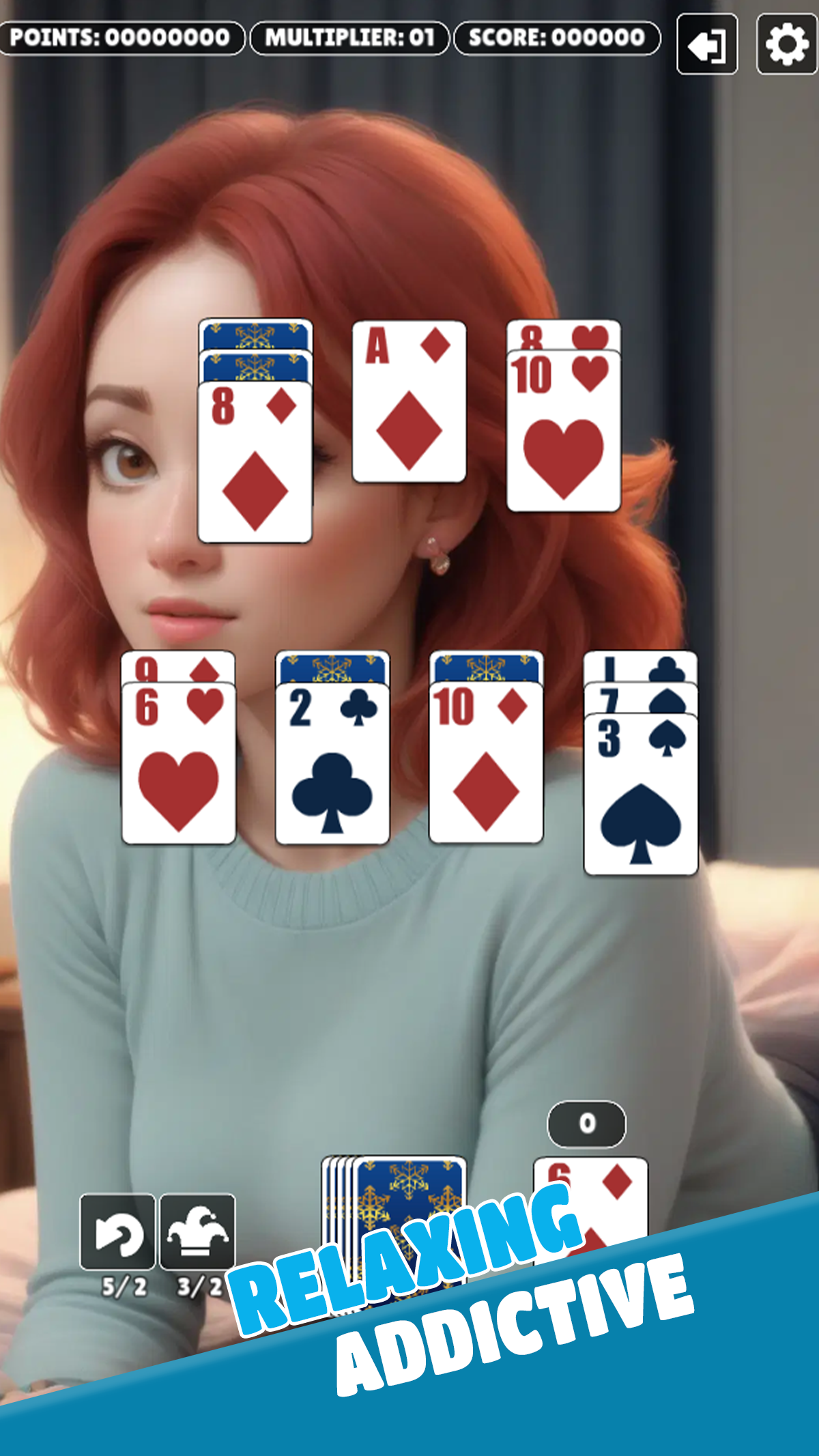Sexy Game:Girl Solitaire 10 screenshot
