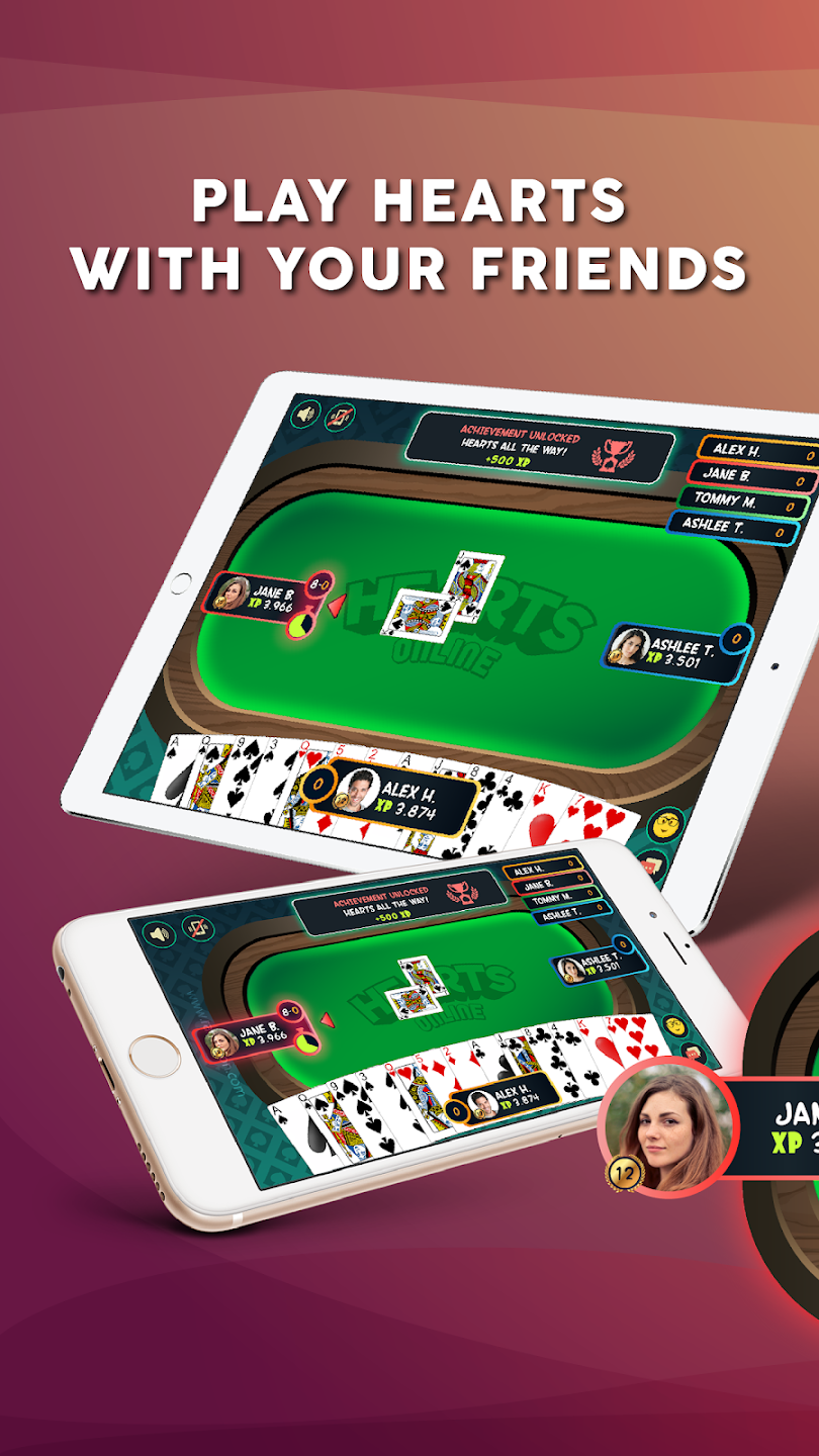 Hearts - Online Hearts Game screenshot