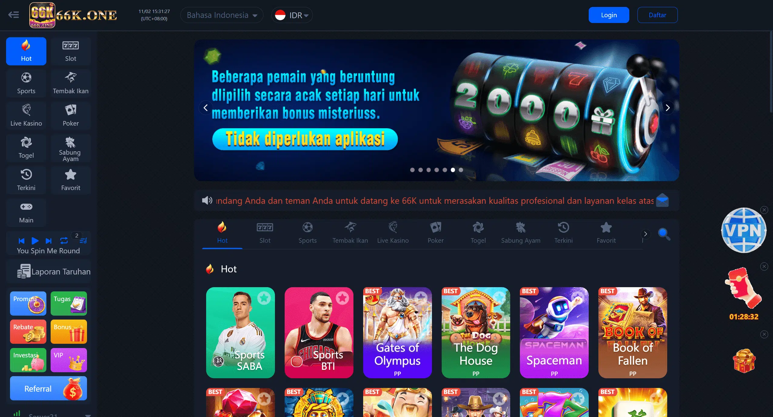 66KBET screenshot