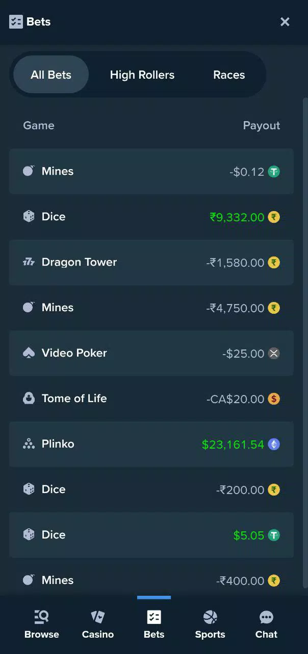 Stake APK screenshot