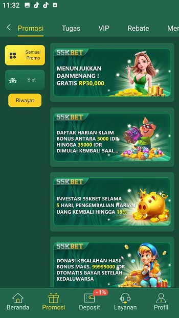 55KBET screenshot
