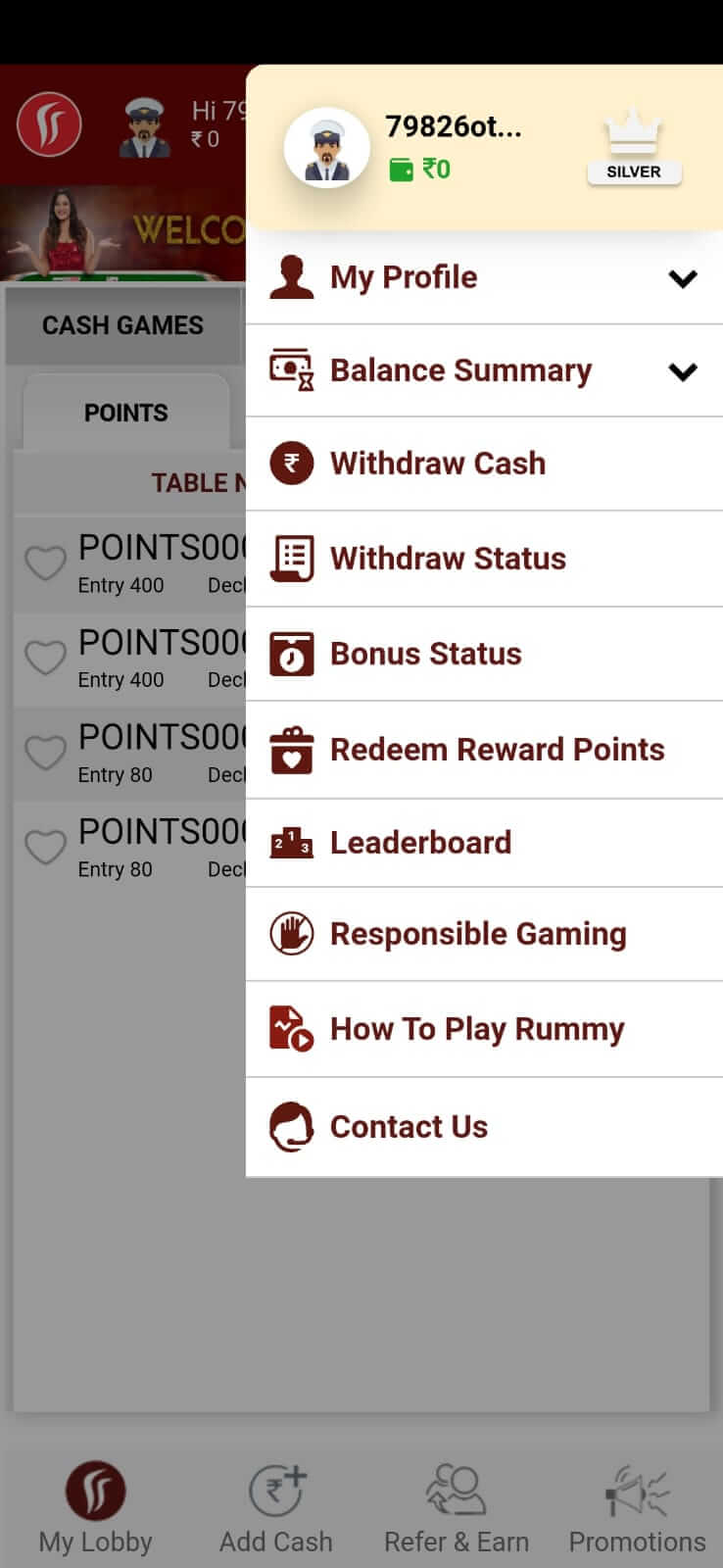 Rummy Passion APK screenshot