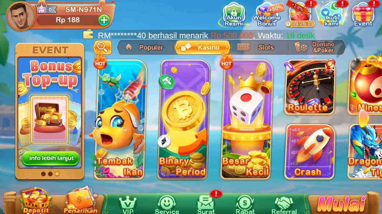 AAKASINO screenshot