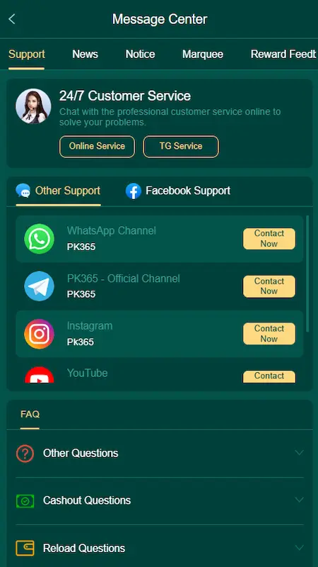 PK365 Game APK screenshot