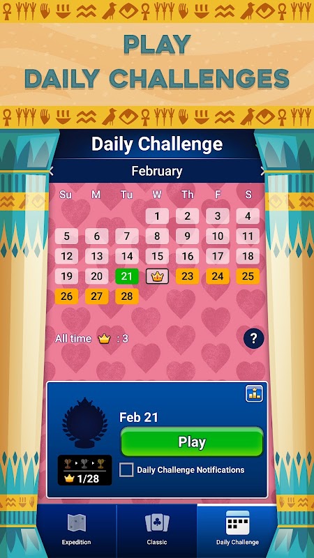 Pyramid Solitaire screenshot