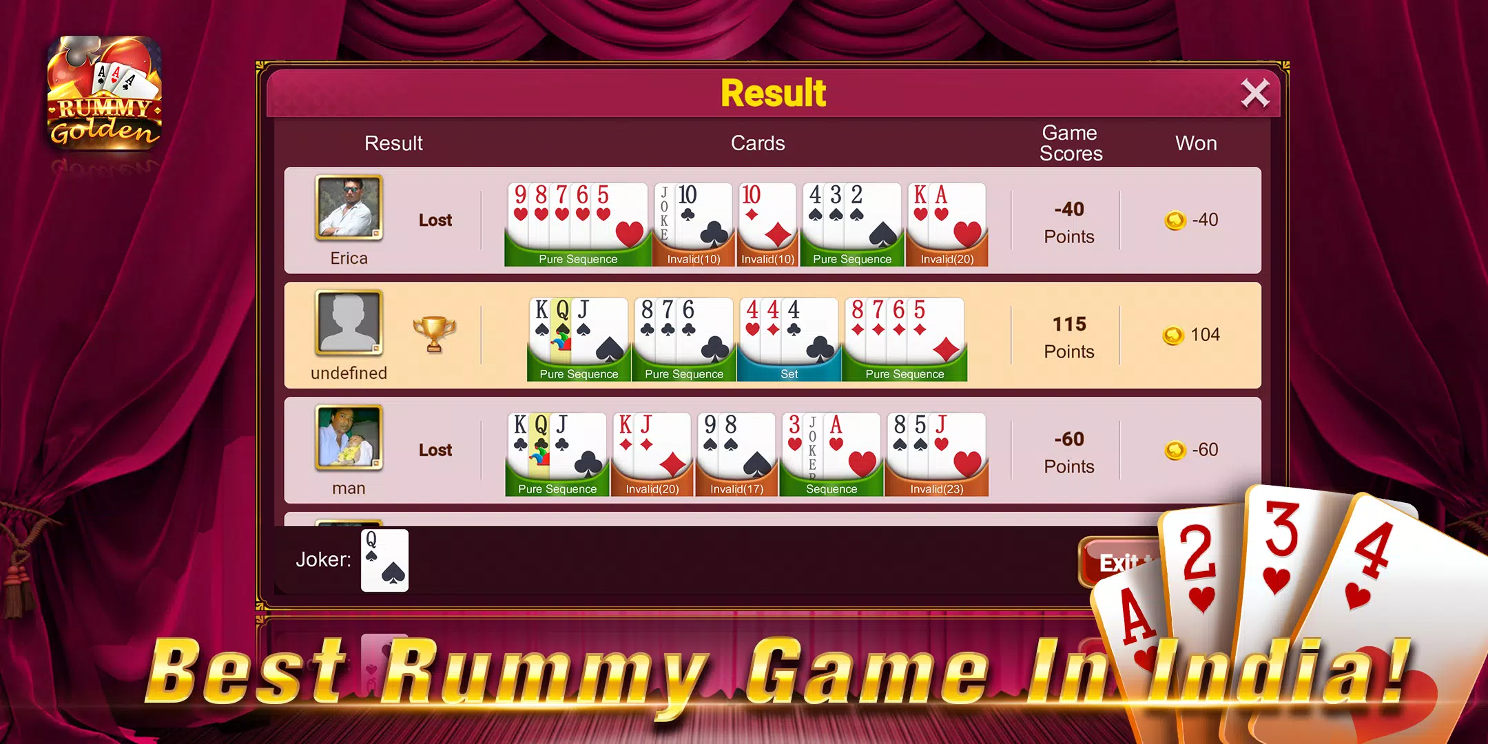 Golden Rummy screenshot