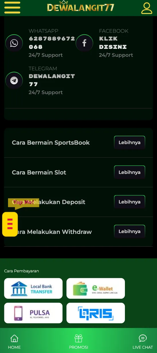 Dewalangit77 screenshot