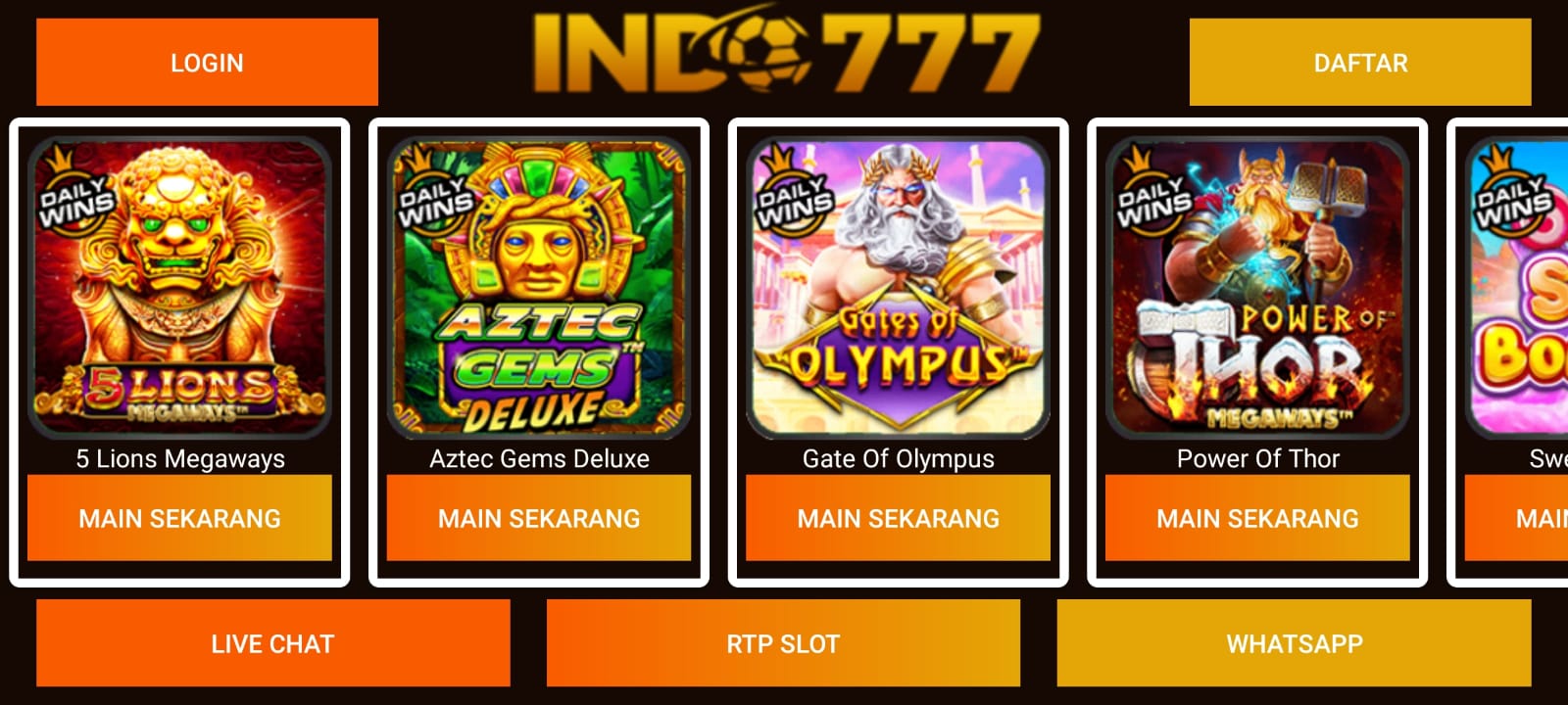 INDO777 screenshot