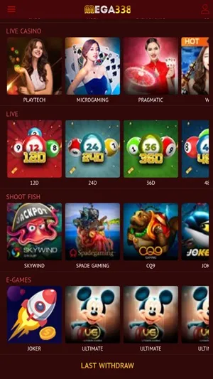 Mega338 APK screenshot