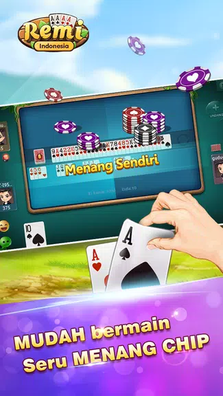 Remi Poker Online for Free Android screenshot