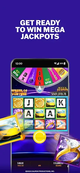 Wheel of Fortune NJ Casino App screenshot
