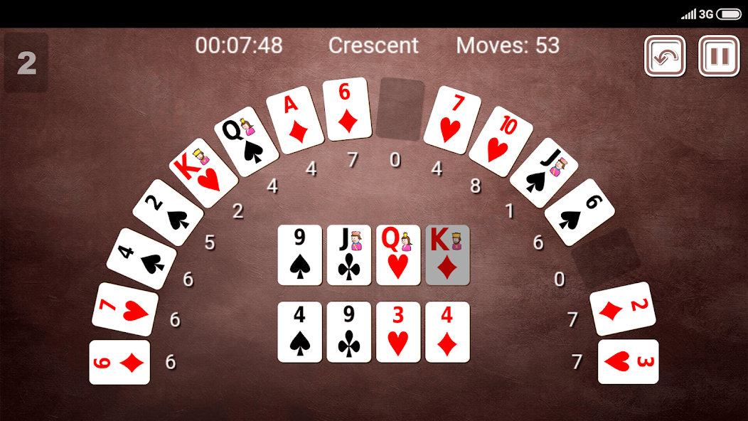 Crescent Solitaire screenshot