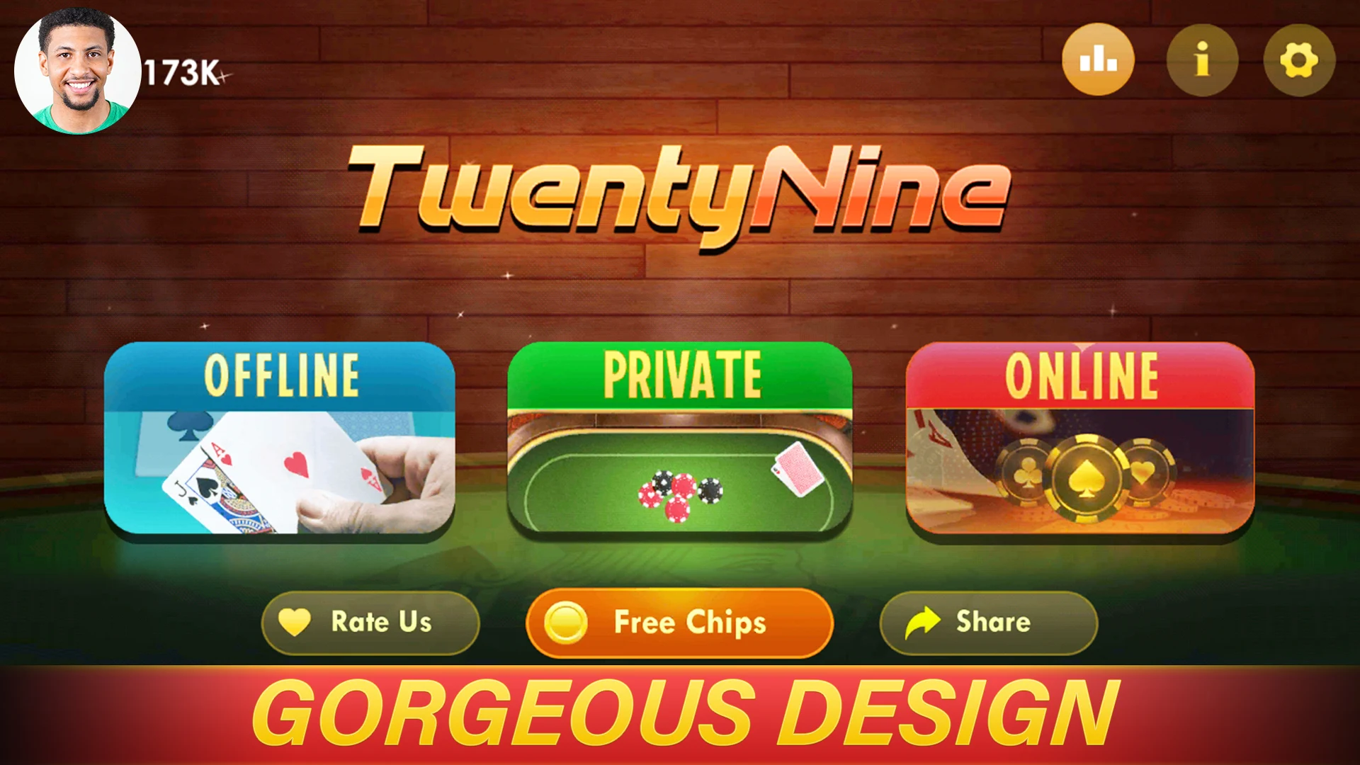 29 card game online play screenshot